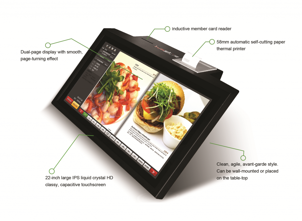 YumKiosk Self-Ordering and Payment Device